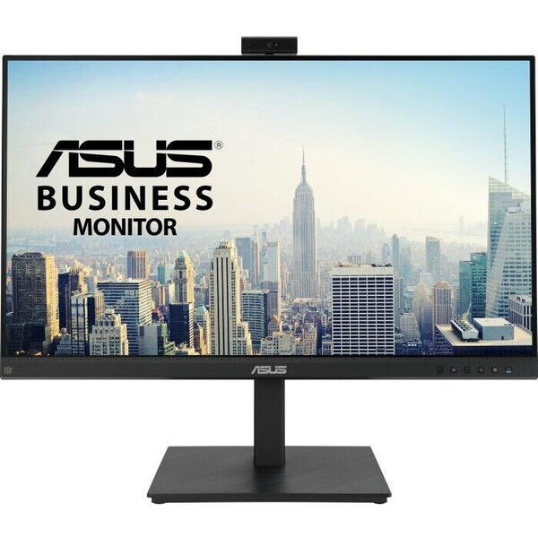 Monitor Asus BE279QSK, 27", 1920x1080 Full HD, 16:9, 60 Hz, 5 ms, D-Sub VGA x1, DisplayPort x1, HDMI x1, USB tip B x1, Negru