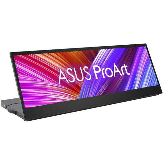 Monitor Portabil IPS LED ASUS ProArt 14" PA147CDV, Full HD (1920 x 550), HDMI, USB Type-C, Touchscreen, Pivot, Boxe, Negru