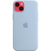 Husa de protectie Apple Silicone Case with MagSafe pentru iPhone 14 Plus, Sky