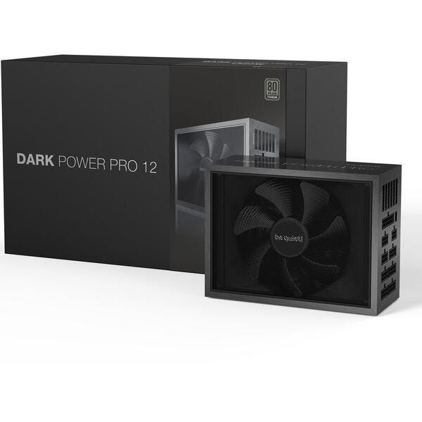 Sursa be quiet! Dark Power Pro 12, 80 PLUS® Titanium, 1500W, Fully Modular