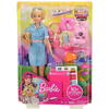 Set Barbie by Mattel Travel papusa cu accesorii FWV25