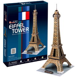 Puzzle 3D Cubic Fun - Turnul Eiffel, 39 piese