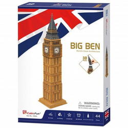Puzzle 3D Cubic Fun - Big Ben, 44 piese
