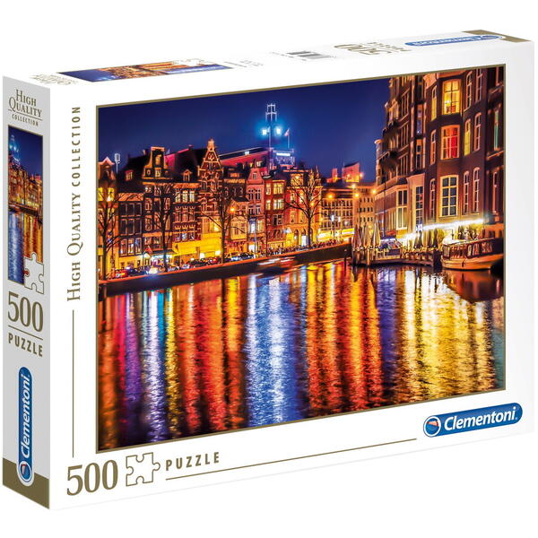 Puzzle Clementoni - Amsterdam, 500 piese