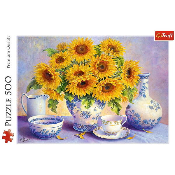 Puzzle Trefl, Floarea Soarelui, 500 piese