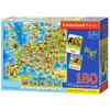 Castorland Educational Puzzle Harta Europei