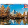 Puzzle Educa - Matterhorn Mountain in Autumn, 1000 piese