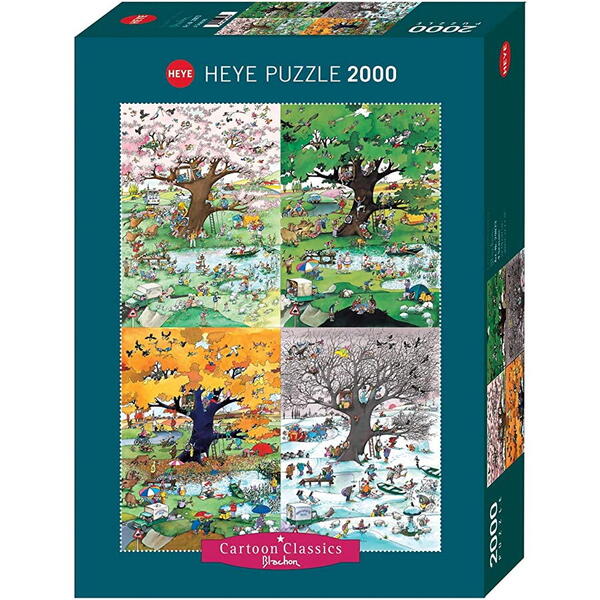 Puzzle Heye - Roger Blachon: 4 Seasons, 2000 piese