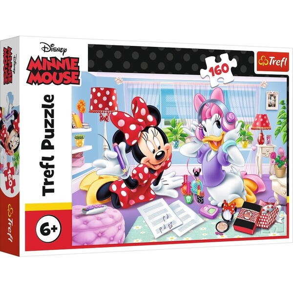 Puzzle Trefl, Disney Minnie Mouse, O zi cu cei mai buni prieteni, 160 piese