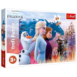 Puzzle Maxi Trefl, Disney Frozen II, Calatoria magica, 24 piese