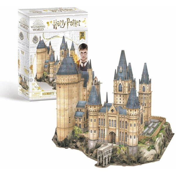 Puzzle 3D Cubic Fun - Harry Potter, Turnul astronomic, 237 piese