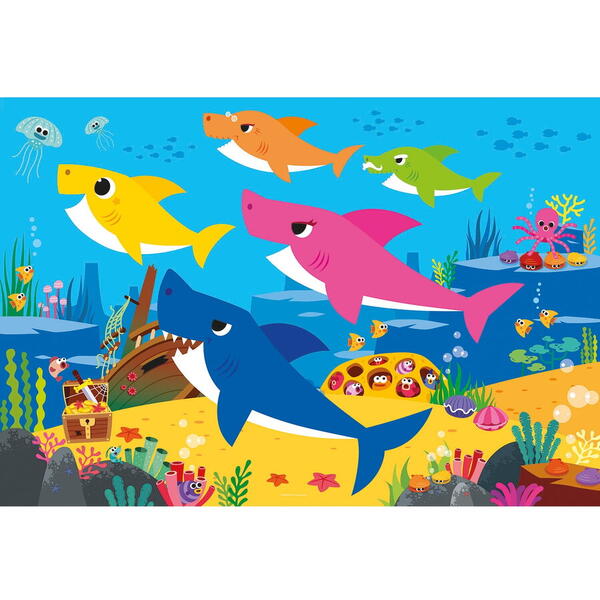 Puzzle maxi Clementoni - Baby shark, 104 piese