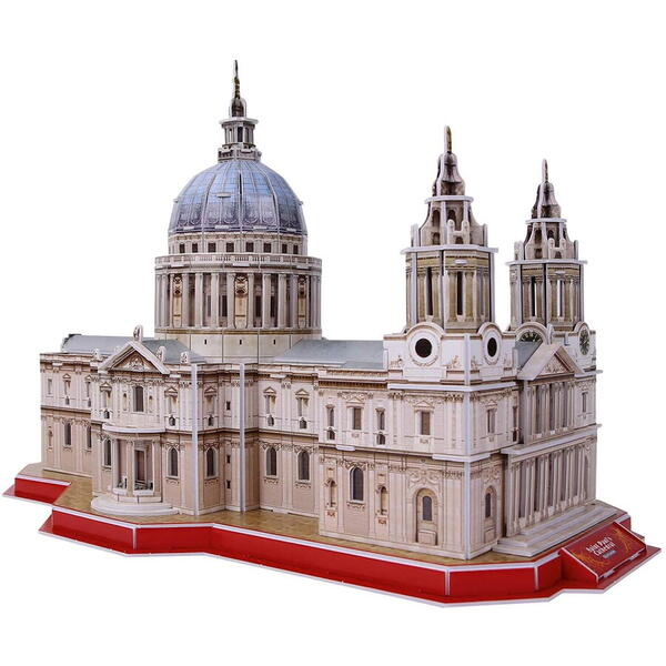 Puzzle 3D Cubic Fun - National Geographic, Catedrala St. Paul, 107 piese
