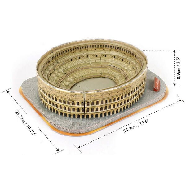 Puzzle 3D Cubic Fun - National Geographic, Colosseum, 131 piese