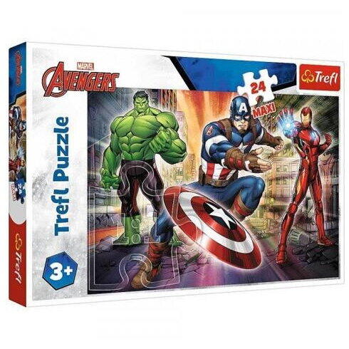 Puzzle Maxi Trefl, Eroi Avengers, 24 piese