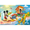 Puzzle Trefl - Disney Mickey and Friends, Distractie pe plaja, 60 piese