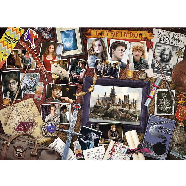 Puzzle Trefl - Harry Potter, Memoriile de La Hogwart, 500 piese
