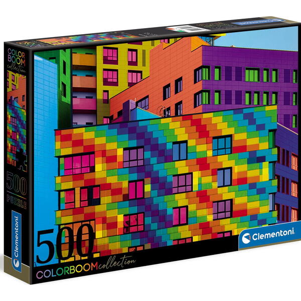 Puzzle Clementoni - Colorboom, Squares, 500 piese