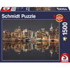Puzzle Schmidt - New York pe timp de noapte, 1500 piese