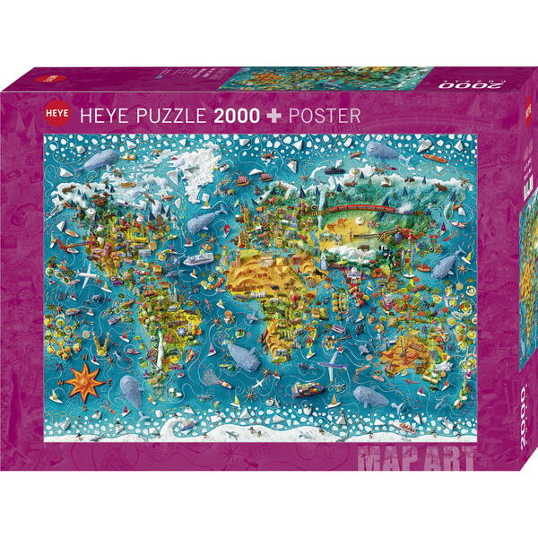 Puzzle 2000 piese Heye - Miniature World