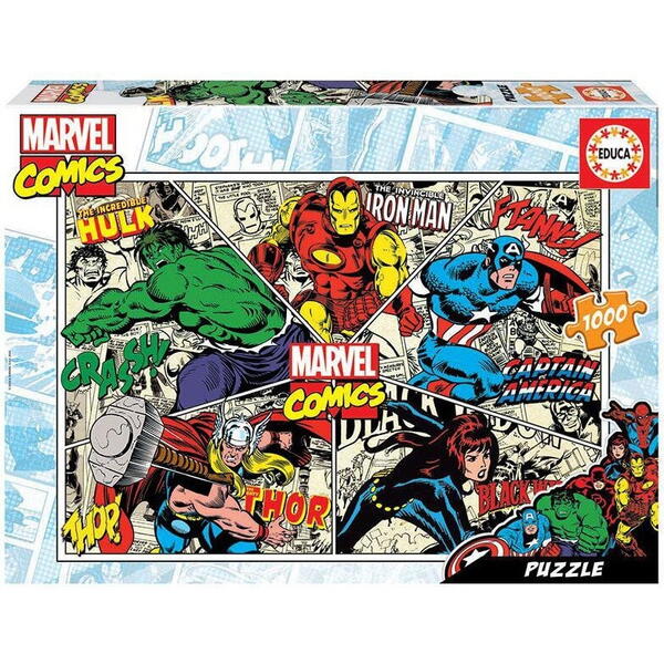 Puzzle Educa - Marvel Comics, 1000 piese