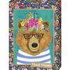 Puzzle Heye de 1000 piese - Ursul cu flori
