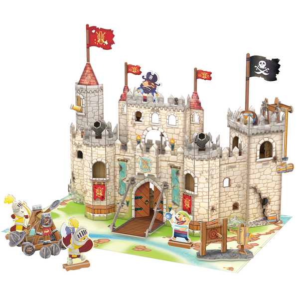 Puzzle 3D Cubic Fun - Castelul piratilor, 183 piese