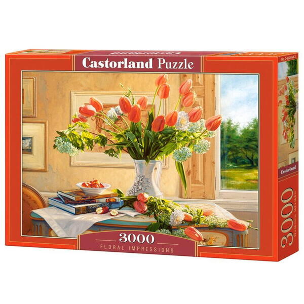Castor Puzzle 3000 elements Floral Impressions