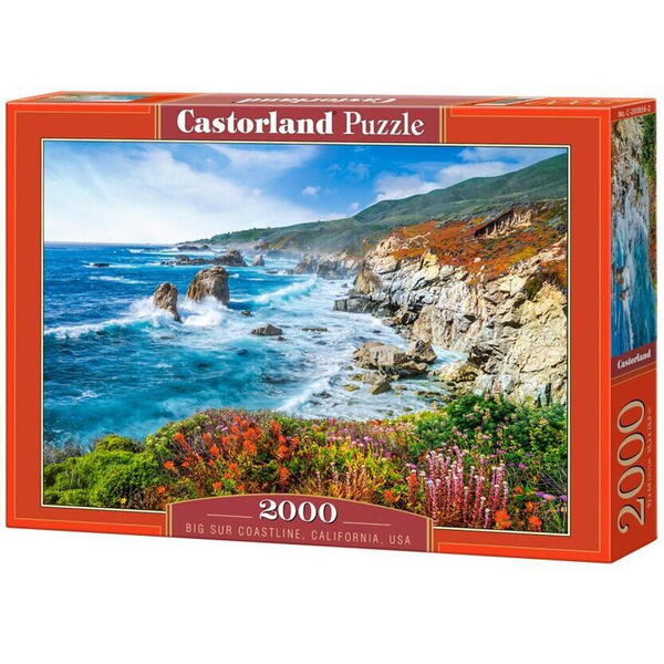 Puzzle Castorland - Big Sur Coastline, California, USA, 2000 piese