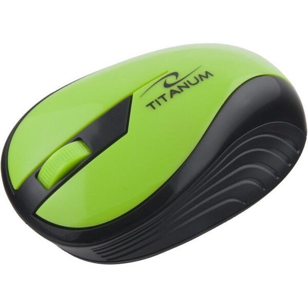 Mouse optic ESPERANZA Titanum, Wireless, Verde