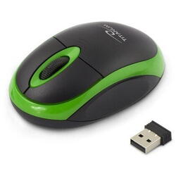 Mouse Wireless TITANUM Vulture, USB, Negru/Verde