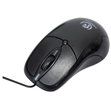Mouse Rebeltec Duke RBLMYS00023, Optic, cu fir, USB, 3 butoane, 1000 DPI, Negru
