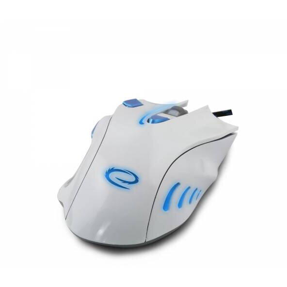 Mouse Esperanza Gaming EGM401WB, Alb/Albastru