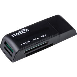 Cititor Natec MINI ANT 3 NCZ-0560, USB 2.0, Negru