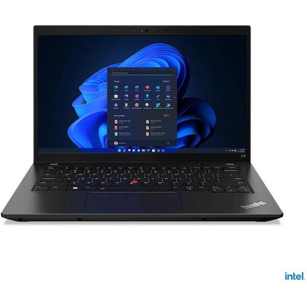 Laptop Lenovo ThinkPad L14 G3, Intel Core i5-1235U, 14 inch FHD, 16GB RAM, 512GB SSD, Windows 11 Pro, Negru