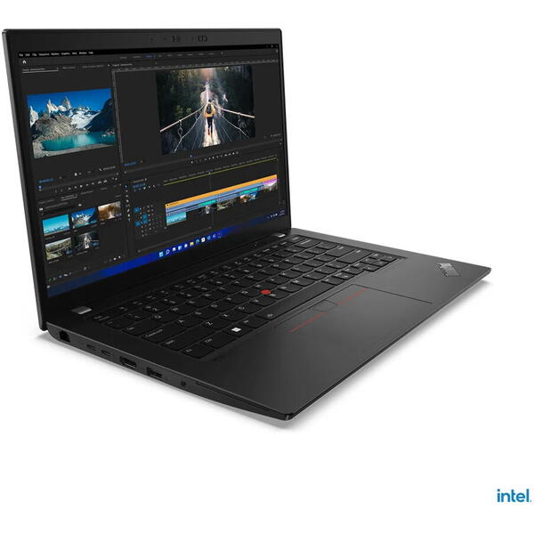 Laptop Lenovo ThinkPad L14 G3, Intel Core i5-1235U, 14 inch FHD, 8GB RAM, 512GB SSD, Windows 11 Pro, Negru