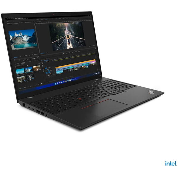 Laptop Lenovo ThinkPad T16 G1 T, Intel Core i7-1260P, 16 inch WQXGA,16GB RAM, 512GB SSD, nVidia GeForce MX550 2GB, Windows 11 Pro, Negru