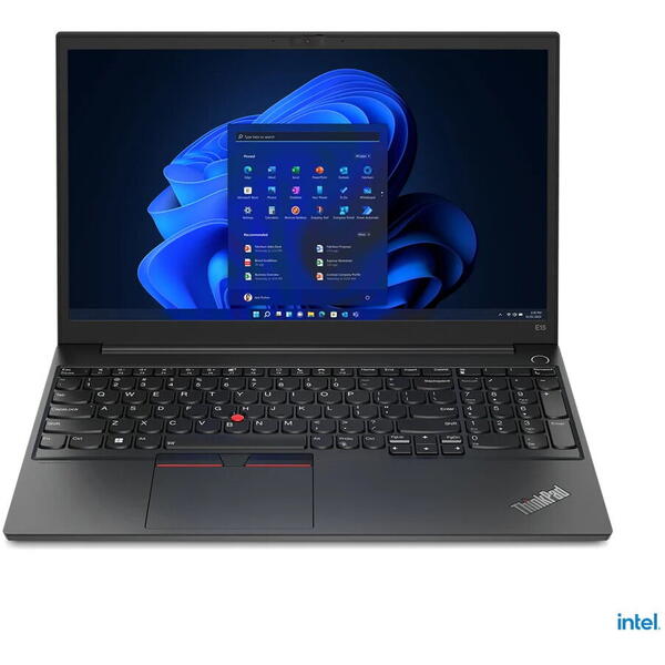 Laptop Lenovo ThinkPad E15 G4, Intel Core i5-1235U,15.6 inch FHD, 16GB RAM, 512 GB SSD, Windows 11 Pro, Negru