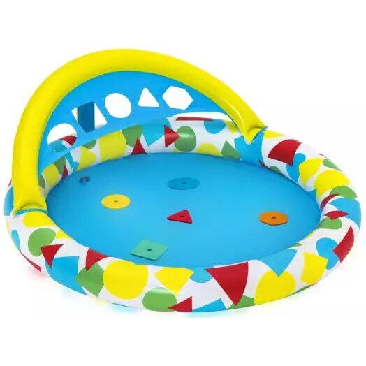 Piscina gonflabila pentru copii Bestway, Splash & Learn Kiddie Pool, 1.20m x 1.17m x 46cm