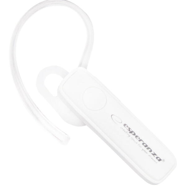 Casca wireless in-ear, Esperanza Celebes EH184W, Bluetooth v.4.2, Hands Free, conexiune multipoint, Alba