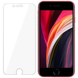 Folie ecran 3MK FlexibleGlass, pentru iPhone SE 2 / iPhone SE 3, Structura Incasabila, 7H, 0.3 mm, Transparenta