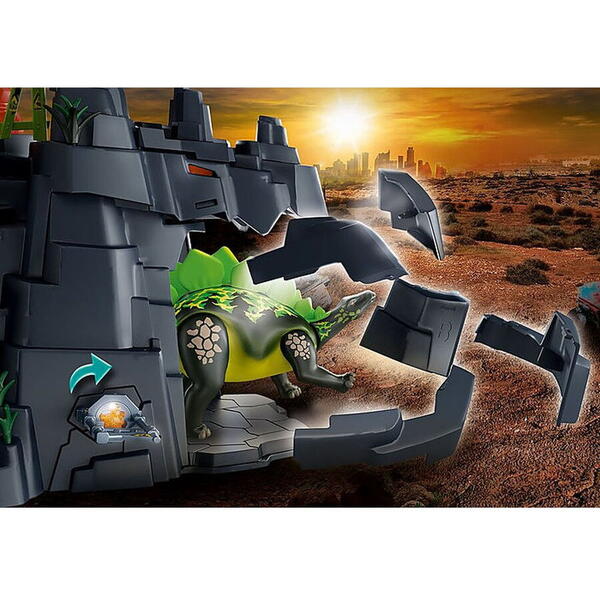 Playmobil Dinos - Mina de cristal cu dinozaur