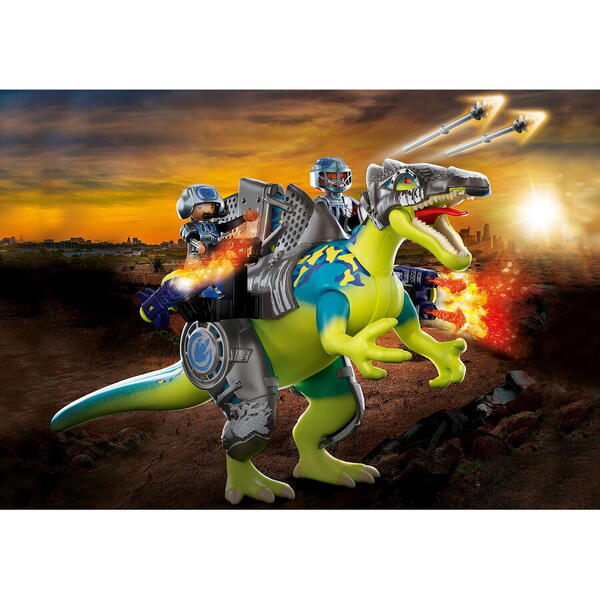 Playmobil Dino Rise - Spinosaurus, Putere dubla de aparare