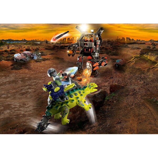 Playmobil Dino Rise - Saichania, Invazia robotilor