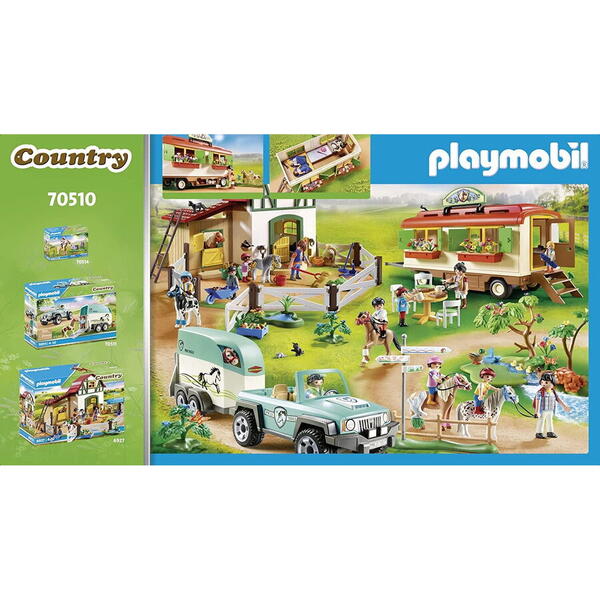 Playmobil Country - Pony Farm, Casa mobila si Adapost de ponei