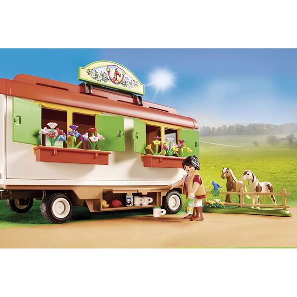 Playmobil Country - Pony Farm, Casa mobila si Adapost de ponei