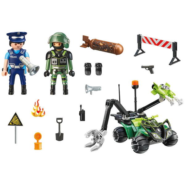 Playmobil City Action - Police, Vehicul special pentru bombe