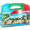 Playmobil City Life - Set portabil, La plimbare cu catelusii