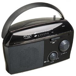 Radio portabil Adler AD1119 AM FM Jack 3.5 Negru