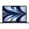 Laptop MacBook Air 2022, 13.6 inch, Apple M2, 8Core CPU 8Core GPU, 16GB RAM, 256GB SSD, 67W, MacOS, Negru